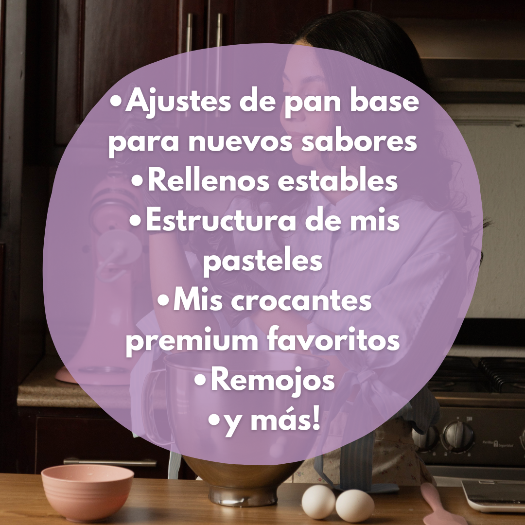 La base de un buen pastel: todo mi menú de pasteles
